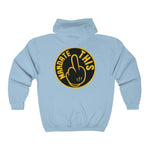 Hooded Zip Up - Mandate This - Yellow