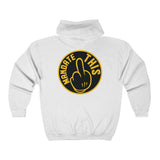 Hooded Zip Up - Mandate This - Yellow