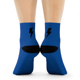 Socks - Simple Bolt Socks - Blues