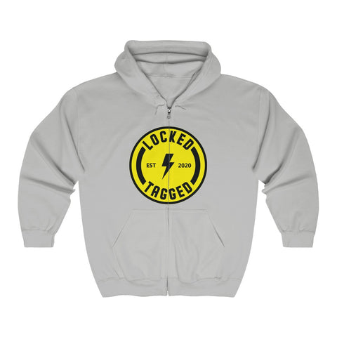 Hooded Zip Up - Back Bolt - Yellow