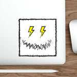 Sticker - Grungy - White