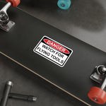 Sticker - DANGER - Watch for flying Tools