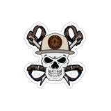 Sticker - Skully - Cross Hooks