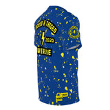 Short Sleeve - Year 3 Premium - Splatter - Yellow/Blue