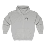 Hooded Zip Up - Mandate This - White