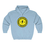 Hooded Zip Up - Back Bolt - Yellow