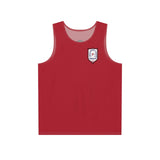 Sleeveless - The Crest Premium - Burg and White