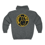 Hooded Zip Up - Mandate This - Yellow