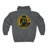 Hooded Zip Up - Mandate This - Yellow