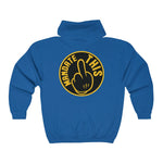 Hooded Zip Up - Mandate This - Yellow