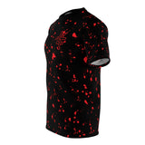 Short Sleeve - Year 3 Premium - Splatter - Red/Black