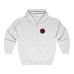 Hooded Zip Up - Mandate This - Red/Black