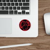 Sticker - Mandate This - Round Black/Red