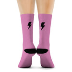 Socks - Simple Bolt Socks - Pink