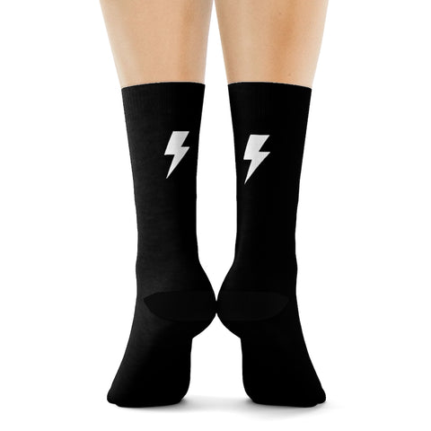 Socks - Simple Bolt Socks - Black