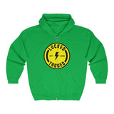 Hooded Zip Up - Back Bolt - Yellow