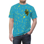 Short Sleeve - Year 3 Premium - Splatter - Yellow/Blu