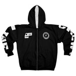 Hooded Zip Up - Line Crew - Black