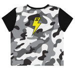 Crop Top - Slanted LTL Crop - White Camo