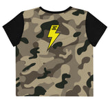 Crop Top - Slanted LTL Crop - Flat Camo