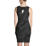 Dress - The Simple Bolt Dress - Black Camo