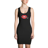 Dress - Cotter Lips Dress - Black