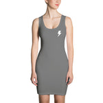 Dress - The Simple Bolt Dress - Grey