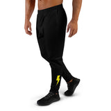 Pants - Slanted Straight Up Joggers - Black/Yellow