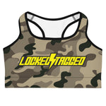 Sport Top - L&T Slanted Sports Bra - Flat Camo