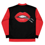 Jacket - Cotter Lips Bomber - Black/Red