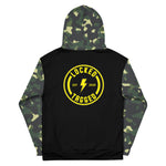 Hoodie - Bolt Badge Sleeved Hoodie - Black/Camo