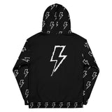 Hoodie - Bolty Grungy - Black