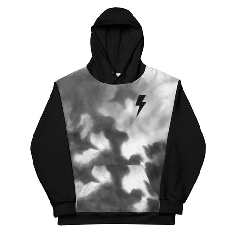 Hoodie - Bolt Badge Sleeved - Storm/Black