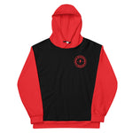 Hoodie - Cotter Lips Hoodie - Red/Black