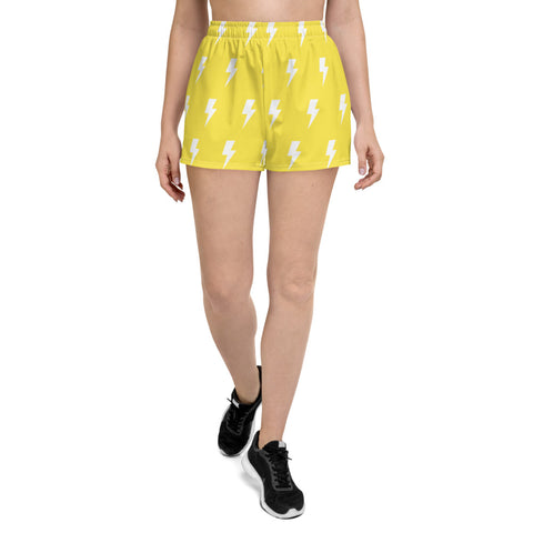 Shorts - Polk-a-Bolt Short Shorts - Yellow