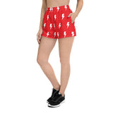 Shorts - Polk-a-Bolt Short Shorts - Red