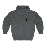 Hooded Zip Up - Back Bolt Man - Up To 5xl