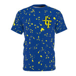 Short Sleeve - Year 3 Premium - Splatter - Yellow/Blue