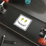 Sticker - Grungy - White