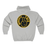 Hooded Zip Up - Mandate This - Yellow