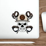 Sticker - Skully - Cross Hooks