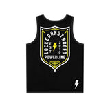 Sleeveless - The Crest Premium - Black and Yellow