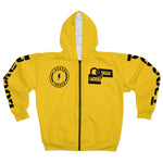 Hooded Zip Up - The Stunner - Yellow