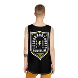 Sleeveless - The Crest Premium - Black and Yellow