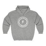 Hooded Zip Up - The Arch - Badge