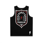 Sleeveless - The Crest Premium - Black and Burg