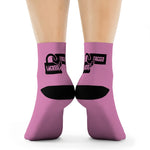 Socks - Bolt Crew Socks - Pink