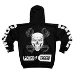 Hooded Zip Up - Line Crew - Black