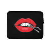 Laptop - Cotter Lips Laptop Sleeve - Black