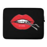 Laptop - Cotter Lips Laptop Sleeve - Black